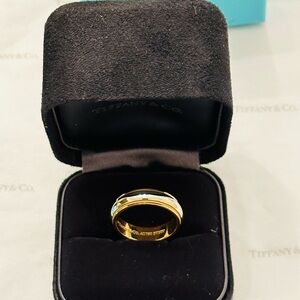 Tiffany & Co. Men’s band Ring Platinum and 18 K rose gold
